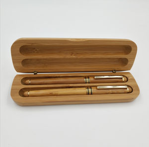 Set regalo di <span class=keywords><strong>laurea</strong></span> personalizzato <span class=keywords><strong>penna</strong></span> <span class=keywords><strong>stilografica</strong></span> di bambù 1.0mm larghezza di scrittura Logo stampato personalizzato per studenti d'affari - Product Image 2