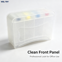 WEL-TRY 500ml 4 Warna CISS Tangki Tinta Isi Ulang untuk Printer Inkjet HP Kompatibel Sistem Pasokan Tinta Berkelanjutan