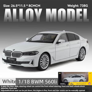 Autorizado oficialmente para BWM 530 LI 1:18, modelo de juguete de Metal fundido a presión, modelo de coche de aleación, simulación para colección o exhibición para niños - Product Image 6