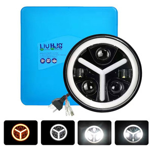 LiuHJG <span class=keywords><strong>prix</strong></span> de gros Y Type 3 lentille 5 LED accessoires de moto phares faisceau blanc 34W lumière auxiliaire pour <span class=keywords><strong>Harley</strong></span> <span class=keywords><strong>Davidson</strong></span> - Product Image 1