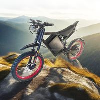 Moto tout-terrain électrique Saili SLC20 72V 5000W, utilisation sûre, phare LED