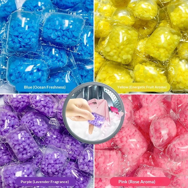 Wholesale Ocean Scent Long-lasting Fragrance Scent Booster Beads Laundry Fabric Softener Box Packaging Dropshipping Available