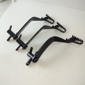 Đen sơn tĩnh điện thép carbon đạp chân đế MIG Hàn CNC cong chống ăn mòn xe máy chân <span class=keywords><strong>PEG</strong></span> gắn kết cho xe đạp bụi bẩn - Product Image 5