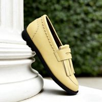 Mocassins en cuir pour femmes, tendance mode de haute qualité, 100% cuir véritable, respirants, légers, à enfiler, chaussures OEM en gros