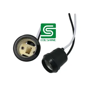 Better Designed Led Bulb Holder Easy Installation E27 Base Screw Type Lamp Holder with Cable