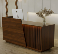 Comptoir de réception minimaliste moderne pour magasin de vêtements, restaurant, salon de beauté, entreprise, bureau