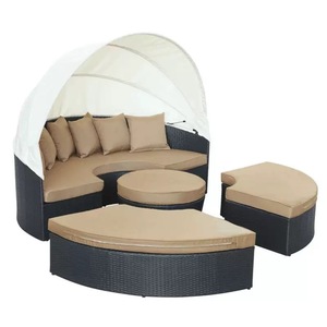 Resort Daybed Outdoor Garden Villa Luxury Beach Sunbed Outdoor Aluminum Double Sun Lounger <b>Pool</b> <b>Square</b> Outdoor Garden Lounge - Product Image 5