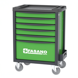 Fasano <b>Tools</b> 6 Drawer Rolling <b>Tool</b> <b>Cart</b> Green Plastic Auto Repair Storage Organizer - Product Image 2