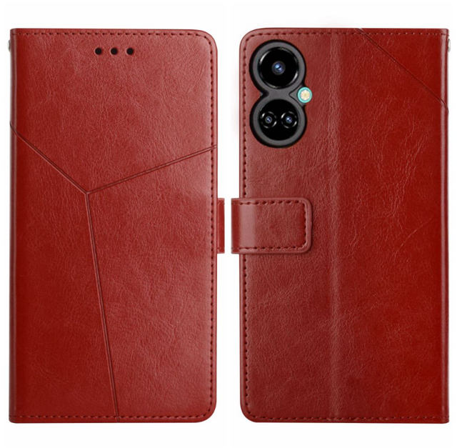 Kick Stand PU Leather Wallet Case Cell Phone Protective Cover with Strap for Tecno Camon 19 Pro 18i 18 17 Pro 17P Case Cover