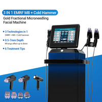 Offres Spéciales : Appareil de Beauté Facial Fractionnel 3-en-1 GOLD – Dispositif de Microneedling Facial Fractionnel en Or