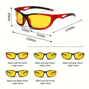 Lunettes de soleil sport personnalisées pas chères pour hommes et femmes, lunettes de conduite anti-éblouissement, lunettes polarisées de vision nocturne, lunettes de conduite pour hommes - Product Image 6
