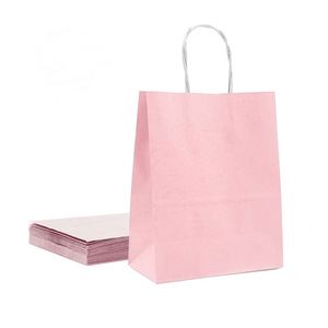 ถุงกระดาษช้อปปิ้งสีสันปรับแต่งได้ตามสั่ง (OEM) พร้อมหูหิ้วกระดาษคราฟท์และสายรัดโลหะ สำหรับบรรจุภัณฑ์อาหารรีไซเคิลได้ เช่น เมล็ดกาแฟ - Product Image 5