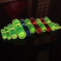 Flacon de niveau à bulle en plastique bleu à usage quotidien Flacon de niveau à bulle de remplacement en plastique