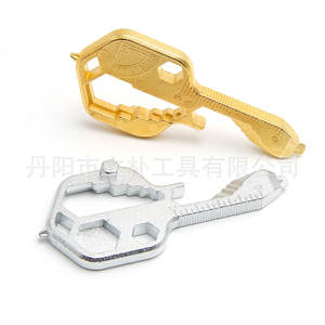 Llavero Multiherramienta 24 en 1 Li Pu de Aleación de Zinc, Llave Inglesa, Abrebotellas, Gadget Creativo Portátil - Product Image 5