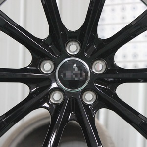 Jantes en alliage forgé 5x112 Noir brillant avec bord usiné 18 19 20 21 22 pouces pour Audi BMW Benz Style <span class=keywords><strong>ABT</strong></span> - Product Image 5