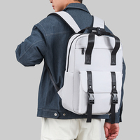 Sac à dos de voyage pour ordinateur portable, grande capacité, imperméable, en tissu Oxford, avec logo personnalisé, pour étudiants et loisirs en plein air