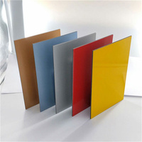 Panneau Composite en aluminium résistant au feu revêtu PVDF, feuille ACM en Alucobond de 3mm et 4mm pour revêtement de mur extérieur