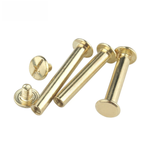 M3 Stainless Steel Silver Plated Chicago Binding <b>Screw</b> Nail Rivet Button Solid Belt Rivet <b>Screws</b> - Product Image 3