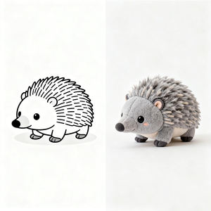 Juguete de Peluche de Echidna de Alta Calidad, Personalizado, de Algodón PP, Suave, para Aliviar el Estrés, Tamaños Personalizados - Product Image 2