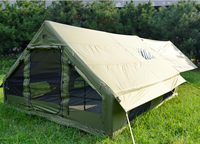Tente gonflable super imperméable de 12 mètres carrés avec fixation au auvent, en tissu Oxford 420D, pour portes AB ㎡   Version Pro
