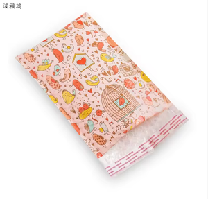 Sacs d'expédition et enveloppes personnalisés en polyéthylène rose mat écologique avec logo sur mesure, épaisseur 0,2 mm, pour emballage - Product Image 5