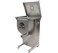 Machine verticale commerciale de broyeur de mélangeur de viande du contrôle 4.1KW de double moteur de vente directe d'usine pour des supermarchés