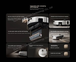 หุ่นยนต์ดูดฝุ่น <span class=keywords><strong>Xiaomi</strong></span> 6 <span class=keywords><strong>Pro</strong></span> ทำความสะอาดและอบแห้งด้วยอุณหภูมิสูง แรงดูด 30000pa กล้อง AI รู้จำสิ่งกีดขวางได้มากกว่า 280 ชนิด - Product Image 3