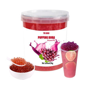 Boba à la fraise premium pour Bubble Tea avec emballage en bouteille de sucre - Garnitures de boissons en gros - Product Image 4