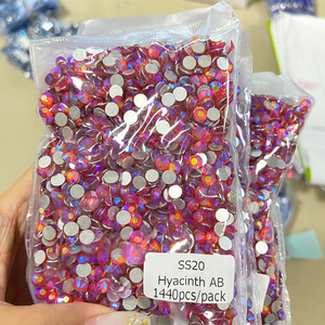 คริสตัล AB คุณภาพสูงแบบไม่ใช้ความร้อน ติดหลังเรียบ สำหรับตกแต่งเล็บและเครื่องประดับผม จำนวนมาก - Product Image 4