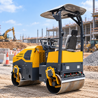 Rouleau compresseur hydraulique de 2,5 tonnes pour la réparation de l'asphalte et le compactage des surfaces routières