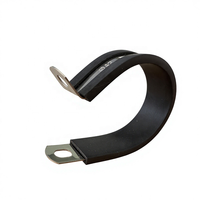 Collier de serrage à vis sans fin pour tuyau souple avec doublure en caoutchouc allongée 12 mm, anti-extrusion et anti-cisaillement pour tuyau d'intercooler