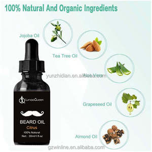 LurnaoQueen <span class=keywords><strong>Huile</strong></span> à Barbe Citronnée 30ml pour Hommes 100% Naturelle Biologique Adoucissante Hydratante <span class=keywords><strong>Huile</strong></span> <span class=keywords><strong>de</strong></span> Toilettage Marque Privée OEM - Product Image 4