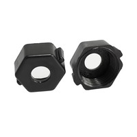 Moule d'injection plastique personnalisé avec cavité sur mesure et matériaux PC ABS PP pour composants hexagonaux