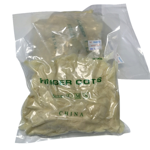 Allesd Nieuwe 100% Zuivere Natuurlijke Latex Poedervrije Snijbestendige Antislip Beige Vingerhoesjes - Product Image 1