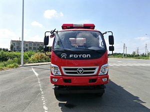Camión de Bomberos FOTON 4X4 de 2500L, Camión de Rescate de Emergencia para Incendios Forestales, Directo de Fábrica - Product Image 4