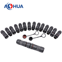 Connecteur M12 mâle-femelle étanche IP68 pour batterie et signal, 5A 2A 8 broches