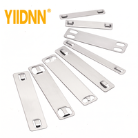 Plaques d'identification vierges en acier inoxydable SS304 316 OEM ODM, résistantes à la corrosion, pour applications marines, vente en gros usine