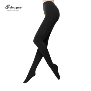 Sıkı bayanlar resimleri seksi Spandex iplik kadın külotlu çorap