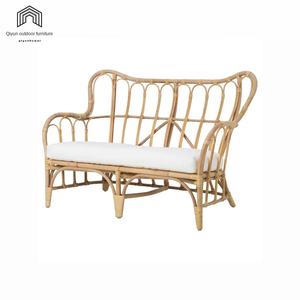 Moderne benutzer definierte einzelne lässige Wohnzimmer Stuhl natürliche <span class=keywords><strong>Rattan</strong></span> Sofa und Innenhof Kombination für Hochzeits bedarf oder Gast familie - Product Image 5