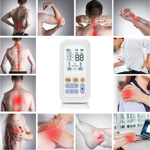 Alat Pereda Nyeri Fisioterapi Profesional Mesin <span class=keywords><strong>TENS</strong></span> Frekuensi Menengah dengan Desain Dua Kanal 24 Mode 50 Tingkat Intensitas - Product Image 3