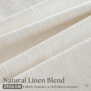 Rideaux en lin mélangé <span class=keywords><strong>beige</strong></span> - L'élégance tissée dans chaque fil - Product Image 4