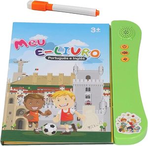 Livre sonore interactif en portugais avec tablette à dessin à l'<span class=keywords><strong>eau</strong></span> |   Jouet éducatif personnalisable fabriqué en usine OEM - Product Image 1