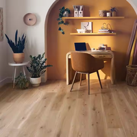 Suelo de Vinilo SPC con Sistema de Clic, Resistente al Agua, con Textura de Madera, de 3.5mm, 4mm, 4.5mm, 5mm y 6mm, para Interiores