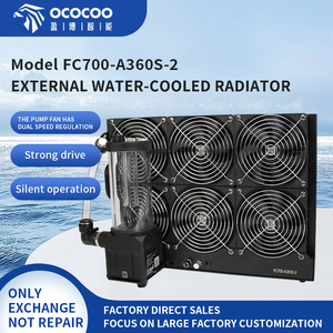 Ococoo FC700-AS360S-2 kép Hàng 360 nước làm mát Tản Nhiệt Máy Tính nước làm mát tự làm xe máy chủ cực nước làm mát - Product Image 2