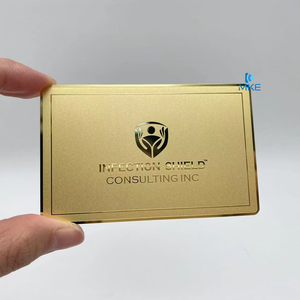 Altın ayna iş metal kartları - Product Image 1