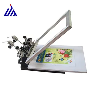 one color textile silk screen balloon printer screen printing t shirt machine for t-shirt