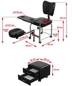Modern Pedicure Chair Nail Care Manicure Table Set for Nail Salon - Product Image 6