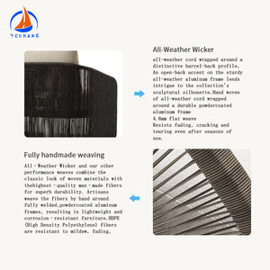 Muebles de lujo con ratán americano Bali moda beige <span class=keywords><strong>Toronto</strong></span> mimbre zeen sofá personalizado muebles de ratán - Product Image 4