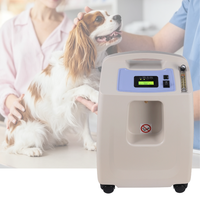 Concentrateur d'oxygène vétérinaire portable DYNMED 5L de qualité médicale, adapté aux machines d'anesthésie, aux cages de soins intensifs et aux chambres à oxygène