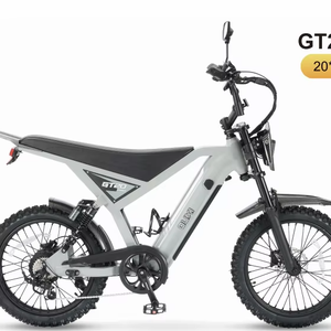 Vélo à pneus larges en acier de 20 pouces, moteur central 1500W-3000W, moyeu sans balais, batterie lithium 48V 20AH, hydraulique, 50 km/h - Product Image 1